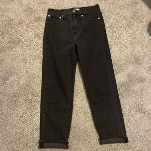 Madewell Classic Straight Jean (black)